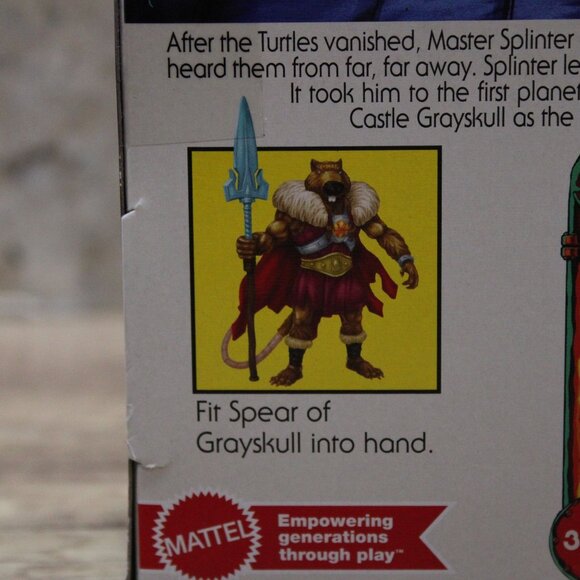 Masters of the Universe Origins Turtles of Grayskull Splinter-Skull MOTU x TMNT - Picture 6 of 7